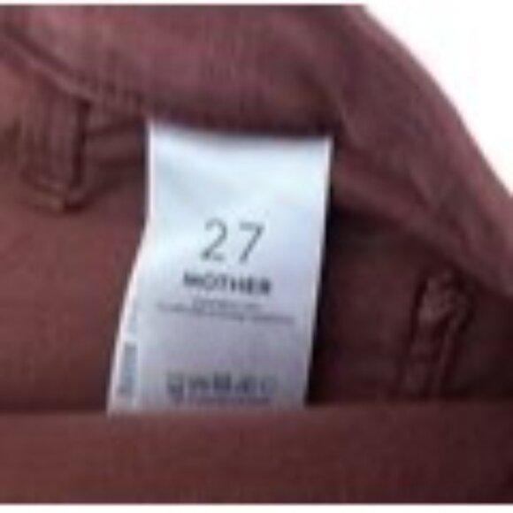 MOTHER Patch Pocket Undercover Sneak Jeans Friar Brown | Size 27 New with Tags - Picture 9 of 16
